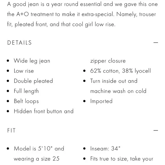 Alice and Olivia Anders low rise pleated jeans - Picture 4 of 8